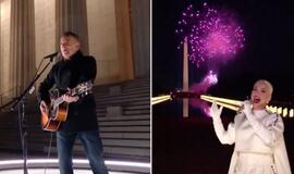 Drauge su J. Bidenu jo inauguraciją šventė B. Springsteenas, K. Perry