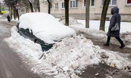 Gausiai iškritusį purų sniegą keis pliurzė: šils iki 5 laipsnių