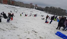 Slidinėjantiems ant kalniukų - policijos dėmesys