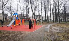 Sutvarkytas Lapyno parkelis