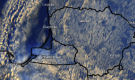 Virš Baltijos jūros formuojasi ypatingas reiškinys