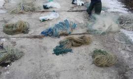 Asmens garaže aptiko 21 neteisėtą tinklą ir dvi lydekas