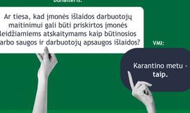 VMI: leidžiami atskaitymai – karantino dėl COVID-19 metu įmonių išlaidos dėl darbuotojų pavėžėjimo ar nuotolinės darbo vietos įrengimo