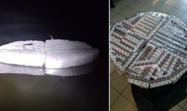 Pasieniečiams įtarimų sukėlė Nemunu plaukusi ledo lytis