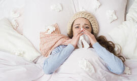 Per savaitę gripu susirgo vienas žmogus