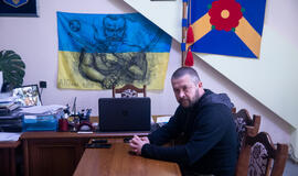 Miestelio Krasne bendruomenės pirmininkas Roman Furda. Mariaus Morkevičiaus (ELTA) nuotr.