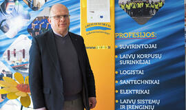 VADOVAS. Naujasis Klaipėdos Pauliaus Lindenau mokymo centro direktorius Egidijus Skarbalius dirba dar tik pusę metų ir yra labai ryžtingai nusiteikęs. Vitos JUREVIČIENĖS nuotr.