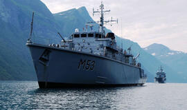 KELIONĖS. Karinių jūrų pajėgų laivas „Skalvis“ dalyvaudamas įvairiose pratybose aplankė ne vieną šalį.