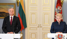 Gitanas Nausėda ir Dallia Grybauskaitė