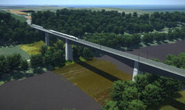 Jonavoje pradedamos geležinkelio tilto per Nerį statybos
