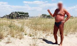 Turistas paskelbė oro gynybos Kryme nuotraukas