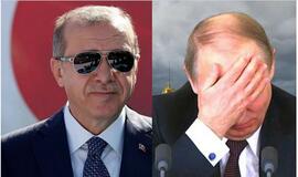 Erdoganas atšaukė spaudos konferenciją su Putinu