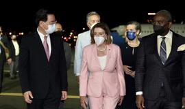 Nensė Pelosi sėkmingai pasiekė Taivaną
