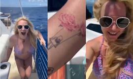 Britney Spears laive demonstruoja pikantiškus vaizdus