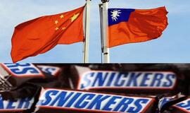 Šokoladukų „Snickers“ gamintoja atsiprašė, kad pavadino Taivaną šalimi