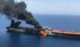 Prie Omano krantų užpultas su Izraeliu siejamas naftos tanklaivis