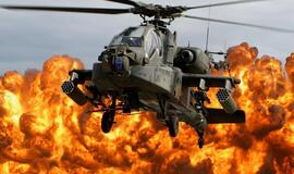 Didžioji Britanija perduos Ukrainai atakos sraigtasparnius "Apache" 