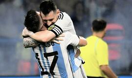 Istorinis Messi "hat-trickas" padėjo Argentinai iškovoti triuškinančią pergalę