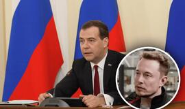 Muskas atsisakė pašalinti Medvedevo įrašą
