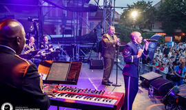 Klaipėdos pilies džiazo festivalio finalinius akordus sugrojo „Shape internacional jazz band“/NATO Jazz Orchestra iš Briuselio.