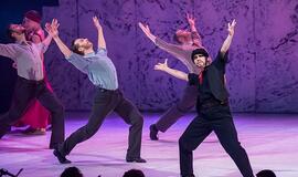 Mylimiausias Mykhailo Mordasovo vaidmuo - Zorba iš „Graiko Zorbos“. Šokio spektaklyje „Faustas“. Mykhailo Mordasovas su drauge. Asmeninio albumo nuotr.