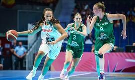 Lietuvos devyniolikmečių merginų rinktinei nepavyko prasimušti į geriausiųjų ketvertuką Ispanijoje vykstančiame pasaulio čempionate