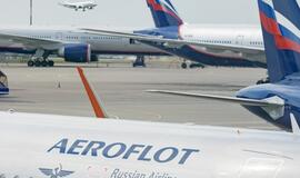 Rusijos "Aeroflot" lėktuvai dėl sankcijų skraido be stabdžių