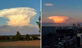 „Branduolinis grybas“ danguje išgąsdino Rusijos gyventojus