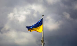 Ukrainos vėliava.