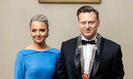 Valdas Benkunskas su žmona Vismante. ELTA / Julius Kalinskas