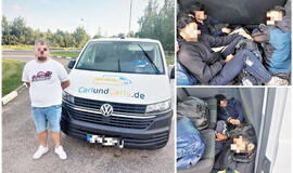 Migrantų prikimštą autobusiuką vairavęs vokietis suimtas dviem mėnesiams
