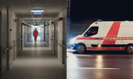 Vilniuje į ligoninę iš namų pristatyta komos ištikta moteris