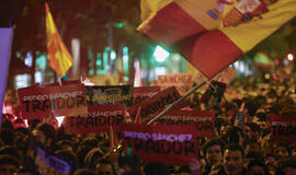 Madride – tūkstantinis protestas prieš amnestiją katalonų separatistams