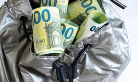 pavogtas maišas su pinigais