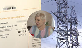 Vilkaviškyje gyvenanti Aldona neslepia juoko dėl ESO skolos: sąskaita sumažės vos 1,5 euro