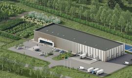 INVESTICIJOS. Į nuosavą sandėlį-parduotuvę UAB „Hipoestės gėlės“ planuoja investuoti apie 1 milijoną eurų. „TS Projects“ vizualizacija