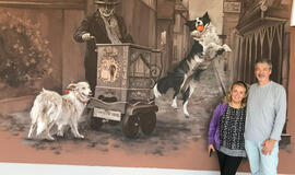 Namų sienoms gyvybės įkvepiantys menininkai: „Mes esame kruopštukai“