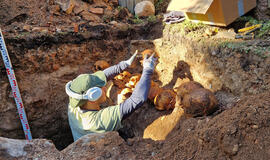 Bažnyčios šventoriuje – mįslinga kaulynė