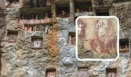 Sulavesio salos urvuose rasti nauji uolų piešiniai