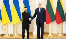 Oficiali Ukrainos pirmosios poros pasitikimo ceremonija. ELTA / Ervin Rauluševičius