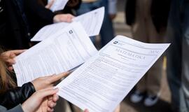 Abiturientai po valstybinio matematikos egzamino