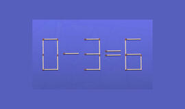 Tik genijus išspręs degtukų galvosūkį per 9 sekundes