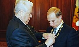Borisas Jelcinas ir Vladimiras Putinas