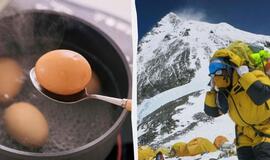 Ar įmanoma išvirti kiaušinį Everesto viršūnėje