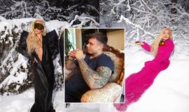 Oskana Pikul su broliu Jonu Baronu