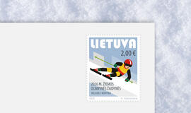 Lietuvos paštas pristato pašto ženklą žiemos olimpinėms žaidynėms