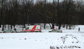 Policijos ir greitosios pagalbos automobiliai