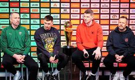 Spaudos konferencija prieš didįjį KMT finalą