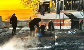 Rusijos taikiniu tapo tarnybinis kalnakasių autobusas