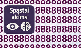 Vizualinis testas, kuris klaidina